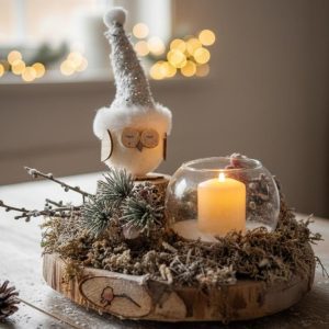 Centrotavola con gnomo