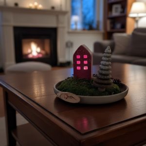 Centrotavola Albero e Casetta